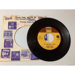 Vintage 1968 Tamla 7" Vinyl Record Marvin Gaye & Tammi Terrell "Two Can Have A P